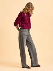 Brakeburn Red Grace Blouse - Image 2 of 6