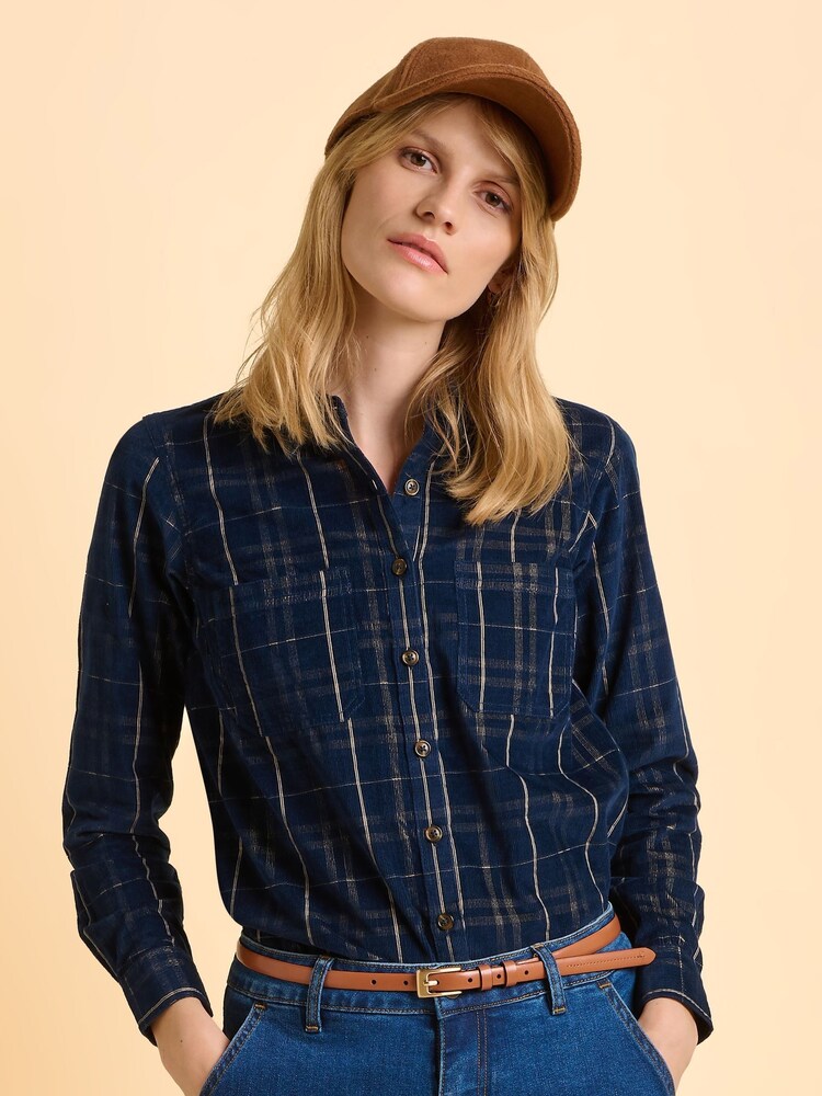 Brakeburn Blue Frances Blouse - Image 1 of 6