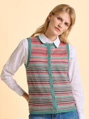 Brakeburn Blue Salted Button Tank - Image 2 of 5