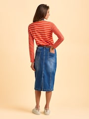 Brakeburn Blue Nicola Skirt - Image 4 of 5