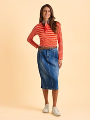 Brakeburn Blue Nicola Skirt - Image 5 of 5