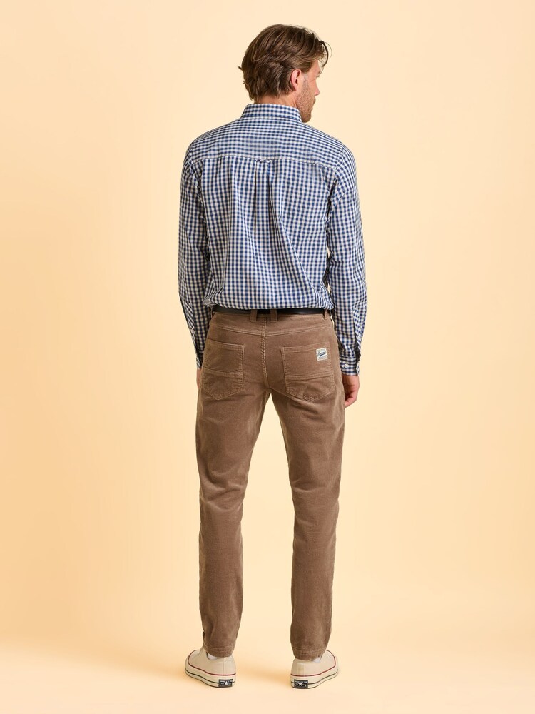 Brakeburn Grey Baycliff Corduroy Trousers - Image 2 of 6 Brakeburn Grey Baycliff Corduroy Trousers - Image 2 of 6