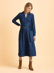 Brakeburn Blue Fern Dress - Image 2 of 6