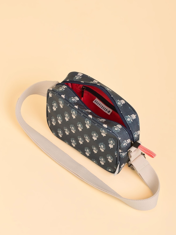 Brakeburn Blue Henna Box Cross-Body Bag - Image 3 of 4