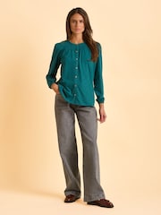 Brakeburn Blue Camilla Blouse - Image 5 of 5