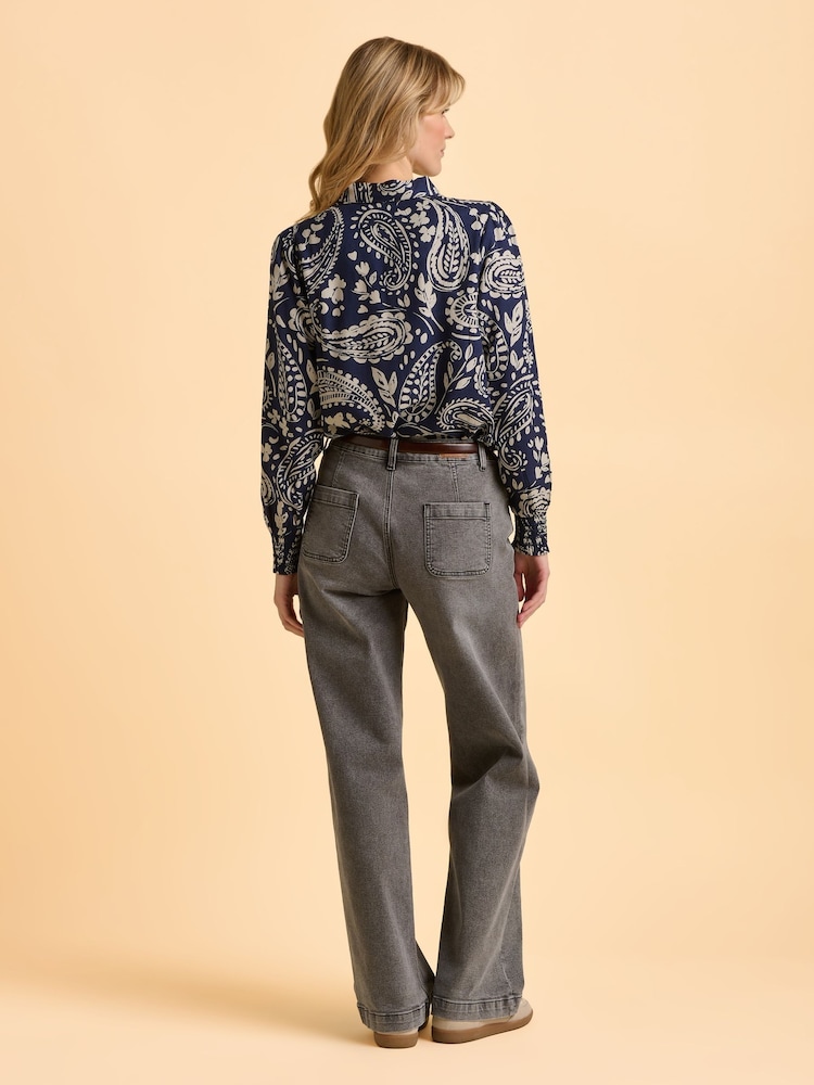 Brakeburn Blue Patti Blouse - Image 5 of 5 Brakeburn Blue Patti Blouse - Image 5 of 5