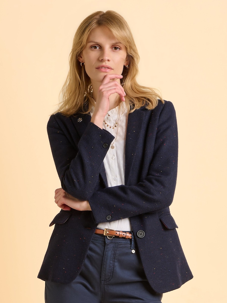 Brakeburn Blue Dusky Jacket - Image 2 of 6 Brakeburn Blue Dusky Jacket - Image 2 of 6
