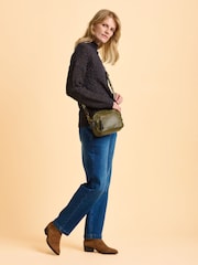 Brakeburn Green Sierra Box Cross-Body Bag - Image 4 of 4