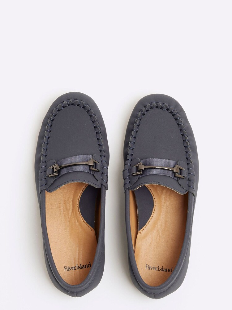 River Island Blue Medium River Island loafer F27696s.jpg main image 4