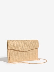 золотистий Рафія - Friends Like These Envelope Wallet Clutch - Image 4 of 7