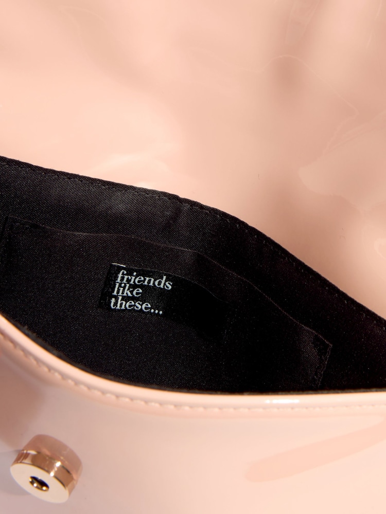 Friends Like These Nude Pink Envelope Clutch - Image 9 of 9