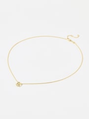 Oliver Bonas Gold Parker Pretzel Plated Pendant Necklace - Image 2 of 4