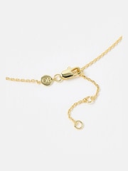 Oliver Bonas Gold Parker Pretzel Plated Pendant Necklace - Image 3 of 4