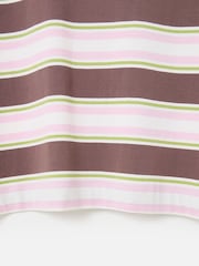 Oliver Bonas Pink Chocolate Brown Striped T-Shirt - Image 7 of 7