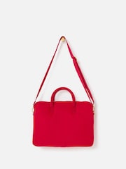 Oliver Bonas Red Ruby Cross-Body Laptop Bag - Image 2 of 6