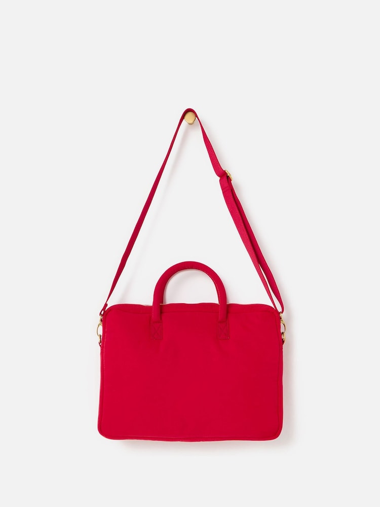 Oliver Bonas Red Ruby Cross-Body Laptop Bag - Image 2 of 6