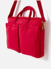 Oliver Bonas Red Ruby Cross-Body Laptop Bag - Image 3 of 6