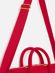 Oliver Bonas Red Ruby Cross-Body Laptop Bag - Image 4 of 6