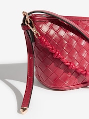Rød - Love & Roses Woven Handbag - Bilde 4 av 5