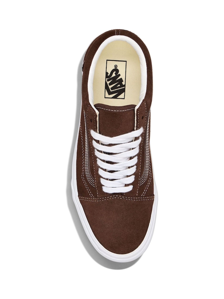 Vans Brown Old Skool Trainers - Image 2 of 2