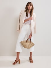 Phase Eight White Kelly Burnout Top - Image 6 of 7