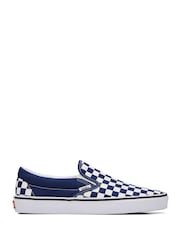 Vans Blue Classic Slip On Trainers - Image 1 of 2