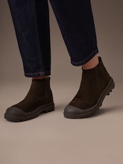 Celtic & Co. Green Toe Cap Ankle Boots - Image 2 of 7
