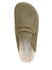 Grønn - Celtic & Co. Clog med sauefôr og stroppedetaljer - Bilde 7 av 8