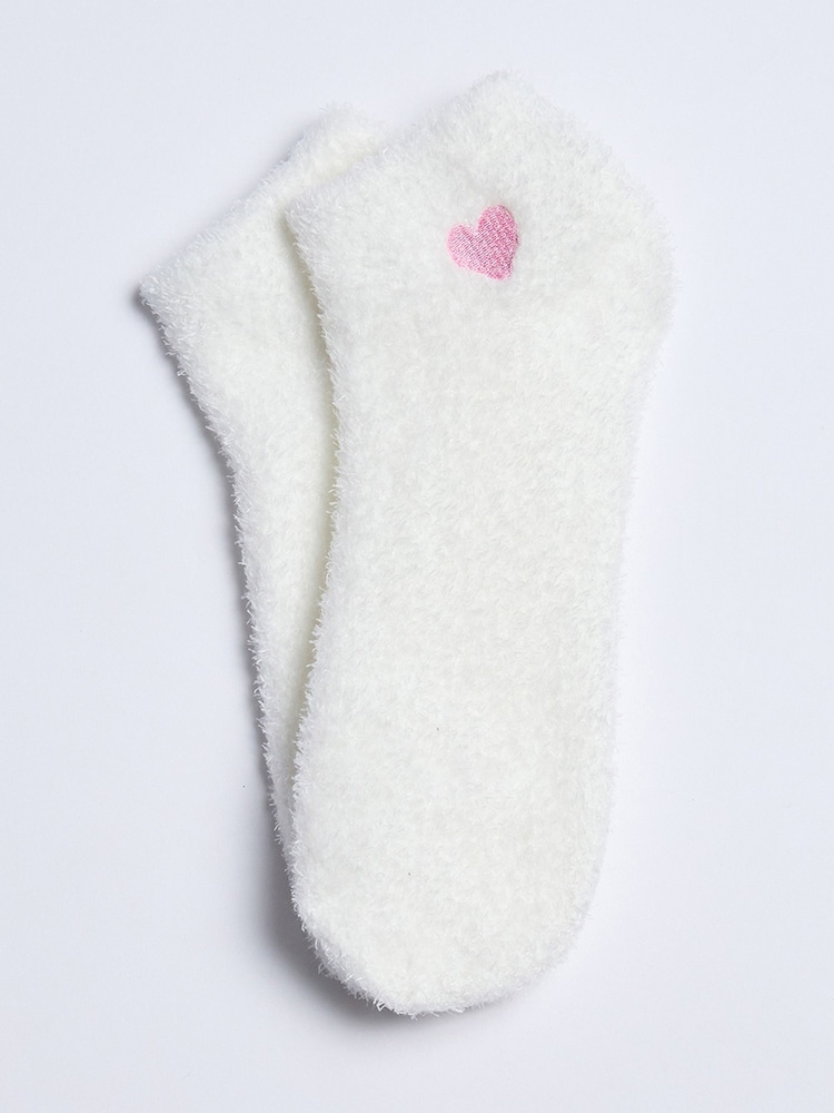 Buy Boux Avenue Pink Pack Heart Cosy Trainer Socks from Next Kuwait