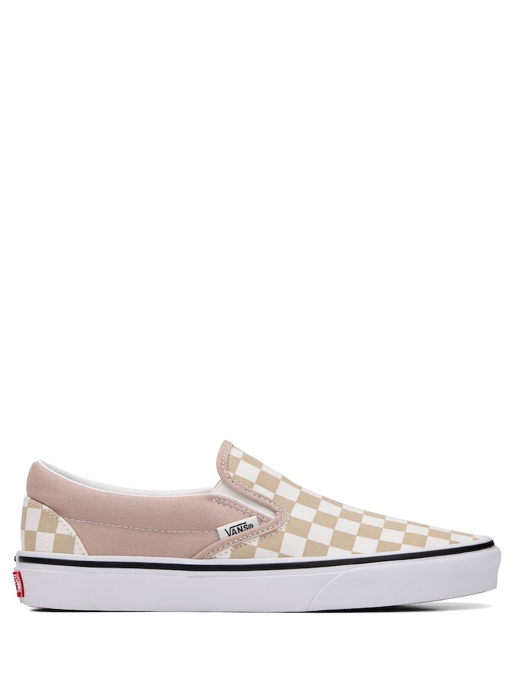 Vans Light Brown Classic Slip On Trainers - Image 1 of 2