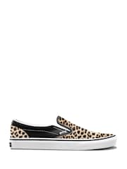 Vans Leopard Classic Slip On Trainers - Image 1 of 1