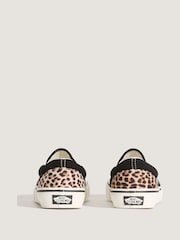 Vans Leopard Classic Slip On Trainers - Image 2 of 5