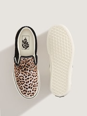 Vans Leopard Classic Slip On Trainers - Image 5 of 5