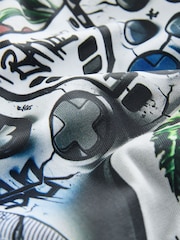 رمادي Gaming - تي شيرت برسمة كم قصير (3 - 16 سنة) - صورة 6 من 7