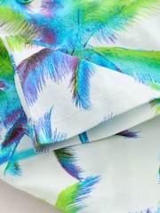 Blue Palm Regular Fit Short Sleeve All-Over Print T-Shirt (3-16yrs) - Image 4 of 4