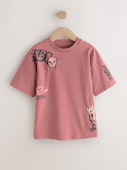 Pink Graffiti Short Sleeve Graphic T-Shirt (3-16yrs) - Image 5 of 8