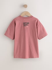 Pink Graffiti Short Sleeve Graphic T-Shirt (3-16yrs) - Image 6 of 8