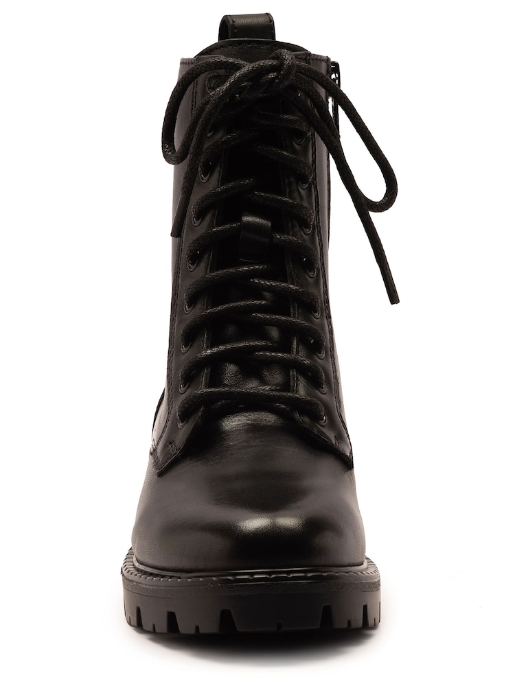 Unisex Combat Boots Lightweight Ankle Boots Padded Collar Lace Up Amazon.com | LISYIIZ Women main image 4