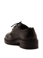 Off The Hook Black Mia Leather Formal Lace-Up School Shoes - Image 4 of 6