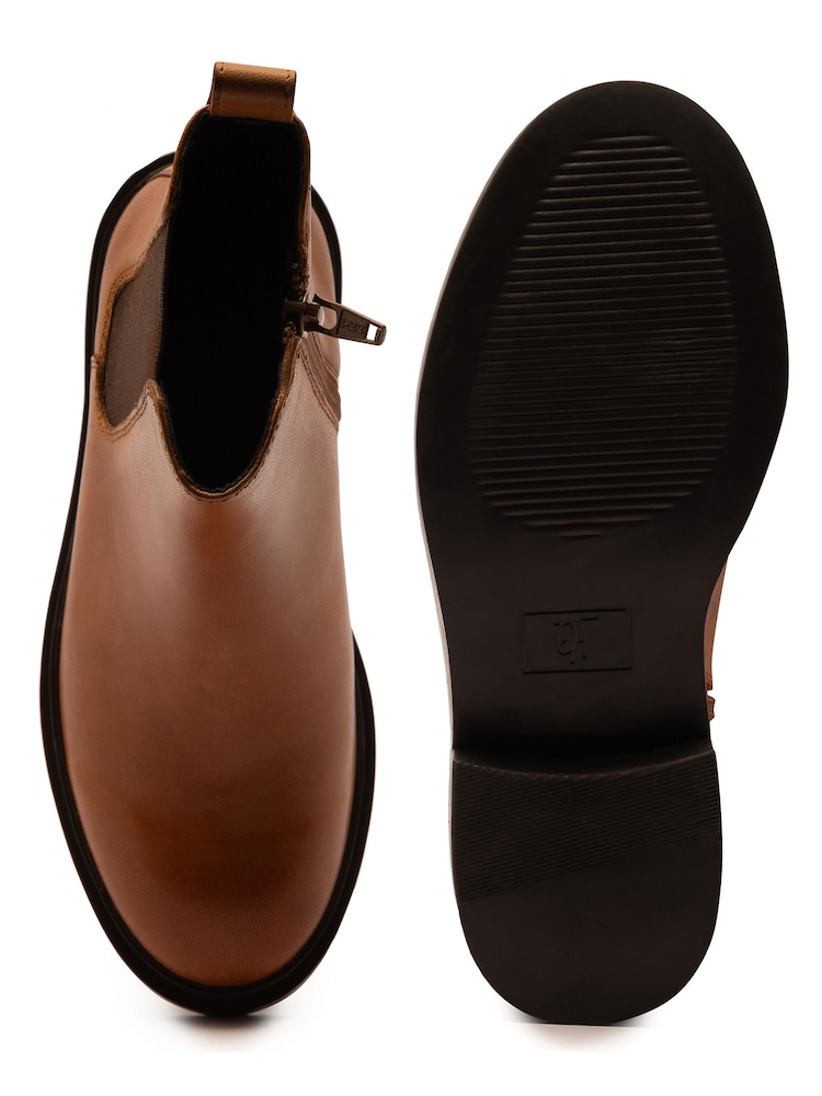 Natur - Off The Hook – Kiki – Chelsea-Stiefel aus Lackleder - Bild 6 von 6