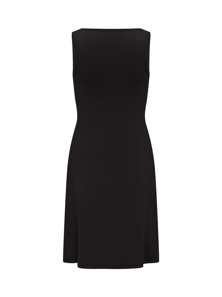 Pour Moi Black Sofa Loves Lace Hidden Mesh Support Soft Jersey Chemise - Image 4 of 4