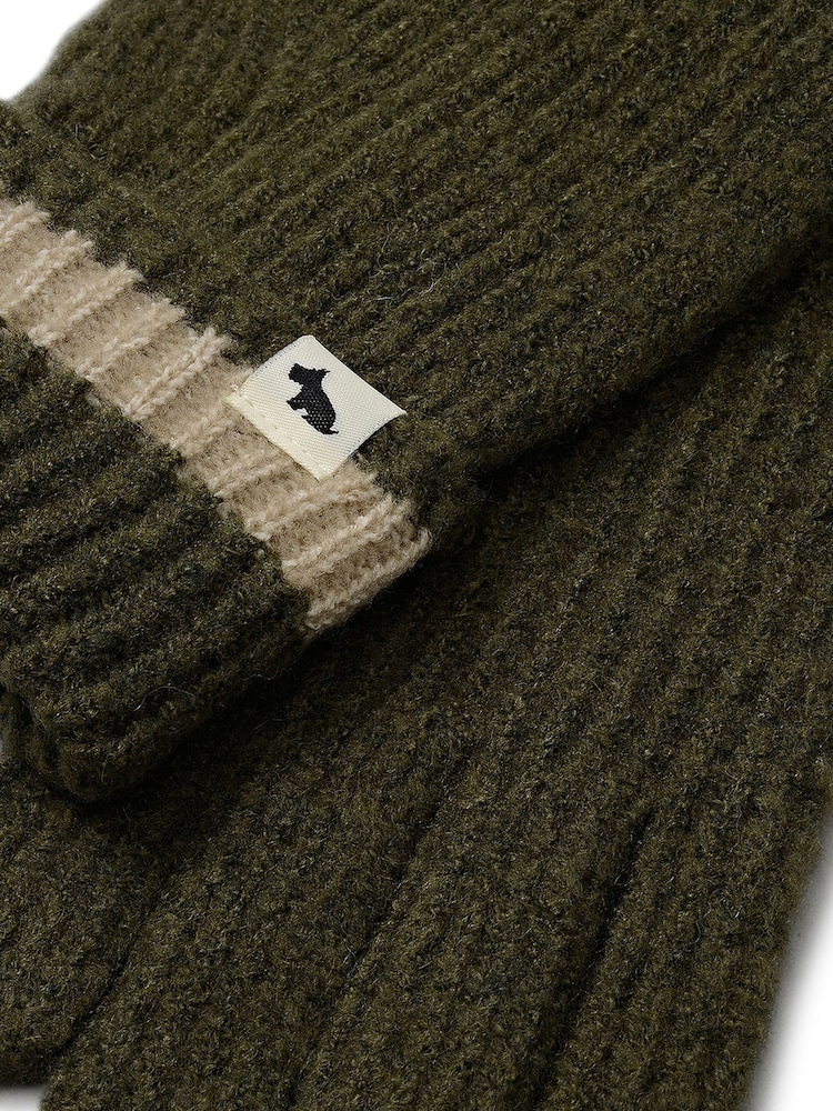 Radley Grey Knitters Lane Knitted Gloves - Image 2 of 3 Radley Grey Knitters Lane Knitted Gloves - Image 2 of 3