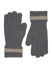 Radley Grey Knitters Lane Knitted Gloves - Image 1 of 3