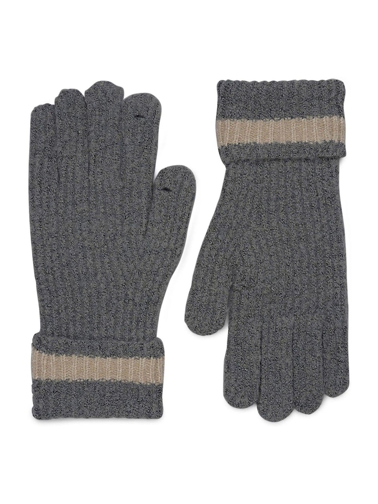 Radley Grey Knitters Lane Knitted Gloves - Image 1 of 3 Radley Grey Knitters Lane Knitted Gloves - Image 1 of 3