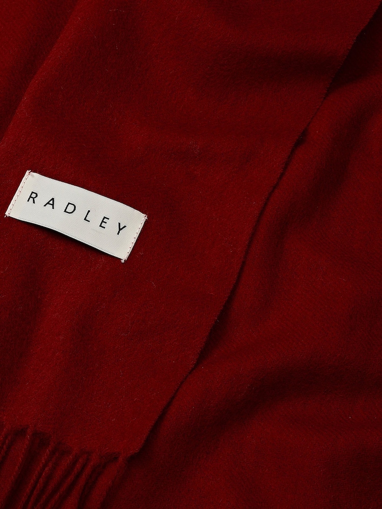Radley Red Wool Scarf - صورة 2 من 2 Radley Red Wool Scarf - صورة 2 من 2