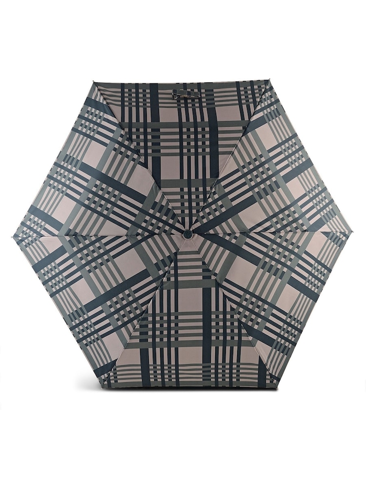 Radley Check Responsible Handbag Brown Umbrella - صورة 1 من 3 Radley Check Responsible Handbag Brown Umbrella - صورة 1 من 3