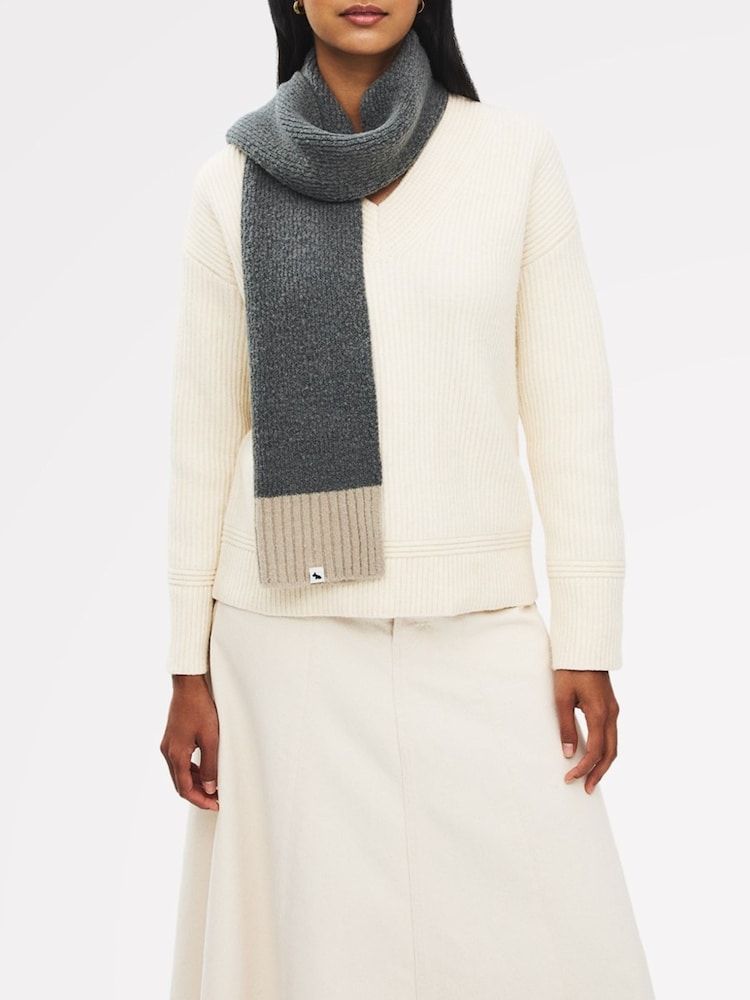 Radley Grey Knitted Scarf - Image 4 of 4 Radley Grey Knitted Scarf - Image 4 of 4