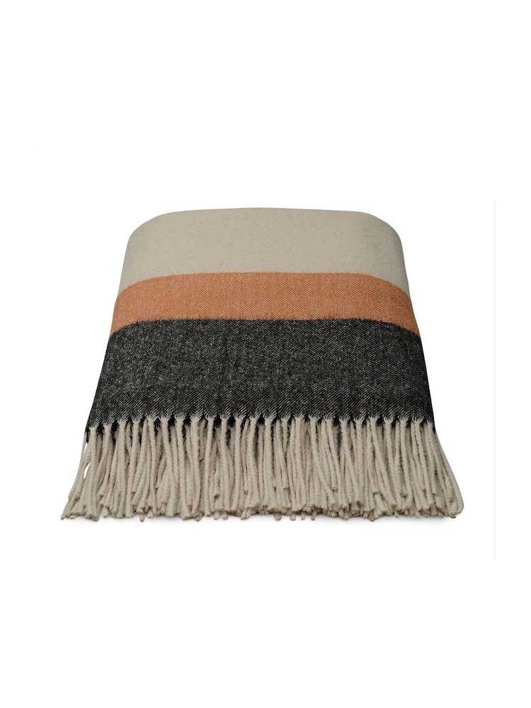 Radley Stripe White Blanket - Slika 2 iz 3