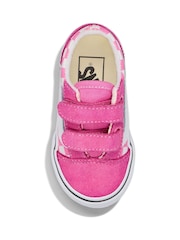 Roze - Vans Toddler Old Skool Trainers - Afbeelding 2 van 2