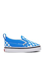 Vans Blue Toddler Classic Slip Ons Trainers - Image 1 of 2